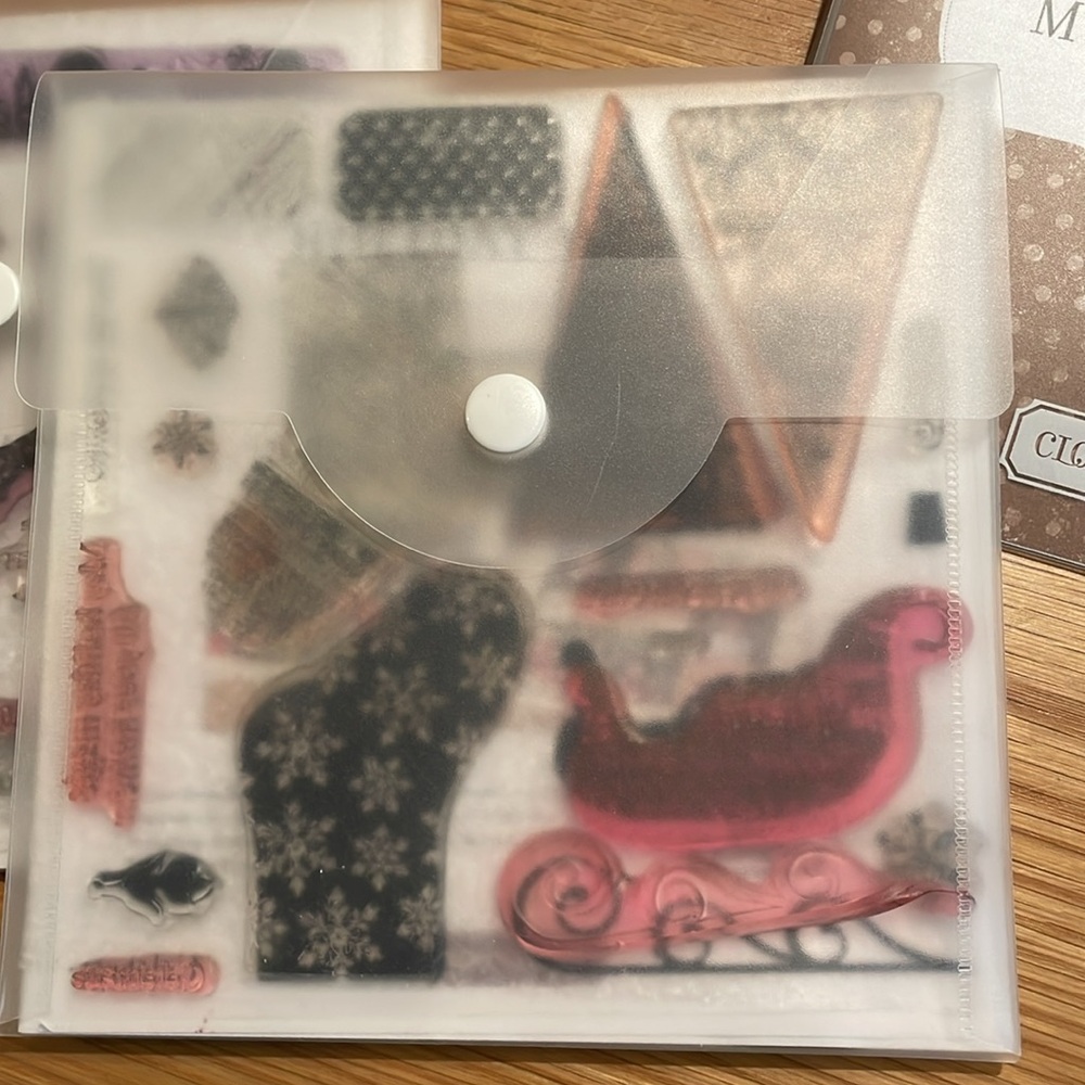 Close to my Heart decorative stamps. Set of 15 with the holders and tweezers. - Picture 3 of 16